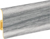Плинтус напольный ПВХ Cezar Premium 59х22х2500 мм 78 Дуб светло-серый
