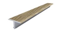 Алюминиевый Т-профиль 20 мм MP12 22-Дуб натуральный 2,7 м Алюминиевый Т-профиль 20 мм MP12 22-Дуб натуральный 2,7 м