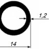 Заказать Труба алюминиевая круглая 14х1,2 мм 3 м Заказать Труба алюминиевая круглая 14х1,2 мм 3 м