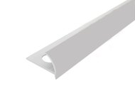 Профиль внешний ПВХ для плитки Cezar 8 мм 202 Серебряный 2,5 м Профиль внешний ПВХ для плитки Cezar 8 мм 202 Серебряный 2,5 м