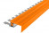 Заказать Противоскользящий закладной гибкий профиль FlexStep 25 мм FS-25 оранжевый 2,7 м 