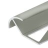 Заказать Профиль под плитку для наружных углов округлый 12 мм алюминий PV71-02 Серебро матовое 2,7 м 