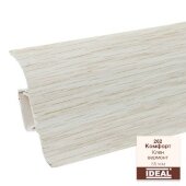 Плинтус напольный пластиковый IDEAL Комфорт 262 Клен вермонт 2,5 м Плинтус напольный пластиковый IDEAL Комфорт 262 Клен вермонт 2,5 м