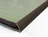 Гибкий С-образный профиль из алюминия 10 мм эконом PV11-06 Бронза матовая 2,7 м