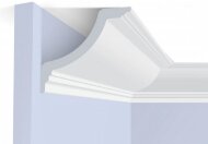 Потолочный плинтус 100х100 мм Hiwood A141 белый 2м Потолочный плинтус 100х100 мм Hiwood A141 белый 2м