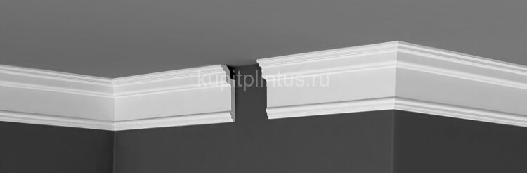 Заказать Потолочный плинтус 80х30 мм Де-Багет XPS П 13 30/80 белый 2 м Заказать Потолочный плинтус 80х30 мм Де-Багет XPS П 13 30/80 белый 2 м