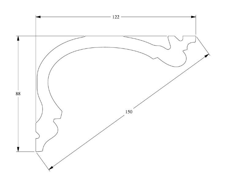 Заказать Карниз гибкий Orac Decor Purotouch Flex C341F 2 м Заказать Карниз гибкий Orac Decor Purotouch Flex C341F 2 м