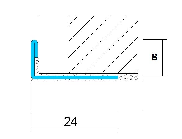 Заказать Профиль L-образный из нержавеющей стали 8 мм SL005-8H SGB серебро глянец браш 2,7 м Заказать Профиль L-образный из нержавеющей стали 8 мм SL005-8H SGB серебро глянец браш 2,7 м