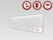 Напольный плинтус МДФ Teckwood цветной 80х10 Дуб Седой 2.15 м