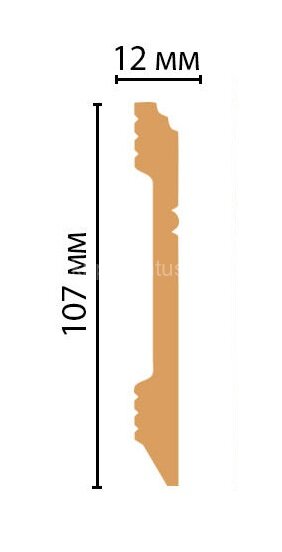 Заказать Напольный плинтус Decomaster D105-438/18 из полистирола 107х12х2400 мм Заказать Напольный плинтус Decomaster D105-438/18 из полистирола 107х12х2400 мм