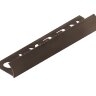 С-профиль для плитки внешний 10 мм NEEXY PV17-10 MB коричневый матовый 2.7 м