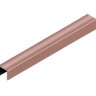 Профиль П-образный алюминиевый 15х10 мм NEEXY PV84-15 RG розовый блестящий 2.7 м