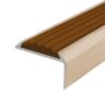 Заказать Порог угловой с коричневой резиновой вставкой Д01 КД Сосна 2,7 м Заказать Порог угловой с коричневой резиновой вставкой Д01 КД Сосна 2,7 м