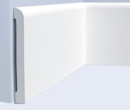 Напольный плинтус 150х14 мм Hiwood BE150 белый полистирол 2 м Напольный плинтус 150х14 мм Hiwood BE150 белый полистирол 2 м