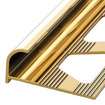 Заказать Профиль алюминиевый С-образный ПО-14 золото глянец 2,7 м 