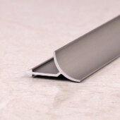 Уголок для плитки внутренний универсальный ПО-В9 Бронза матовая 2,7 м Уголок для плитки внутренний универсальный ПО-В9 Бронза матовая 2,7 м