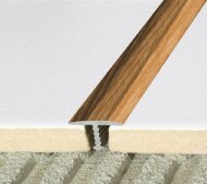 Т-образный профиль 26 мм из алюминия Effector A56 0906 Дуб Коньячный 2,5 м