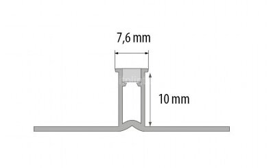Заказать Дилатационный профиль ПВХ Cezar для плитки 10 мм бежевый 2,5 м Заказать Дилатационный профиль ПВХ Cezar для плитки 10 мм бежевый 2,5 м