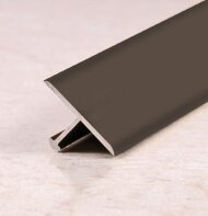 Профиль Т-образный 25 мм алюминий (полукруглый) PV38-06 бронза матовая 2,7 м Профиль Т-образный 25 мм алюминий (полукруглый) PV38-06 бронза матовая 2,7 м