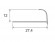 Заказать Алюминиевая раскладка для плитки наружний угол ПО-13 Черный матовый 2,7 м 
