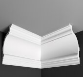 Угол внутренний к плинтусу Де-Багет П 23 120/75 (5*4) белый