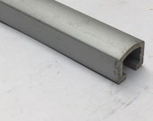 Алюминиевый П-профиль 8х10 мм Б-1 серебро матовое 3 м