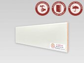 Напольный плинтус МДФ Teckwood цветной 80х10 RAL 9010 2.15 м