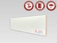 Напольный плинтус МДФ Teckwood цветной 80х10 RAL 9010 2.15 м Напольный плинтус МДФ Teckwood цветной 80х10 RAL 9010 2.15 м