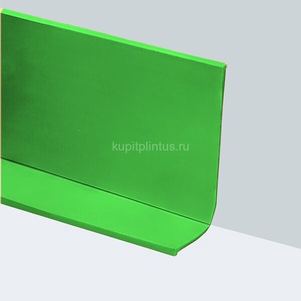 Заказать Гибкий плинтус напольный 65 мм ПГ65 зеленый самоклеющийся бухта 12,5м 