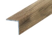 Уголок 20х20 мм алюминиевый Л Дуб медовый (ламинированный) 2,7 м Уголок 20х20 мм алюминиевый Л Дуб медовый (ламинированный) 2,7 м