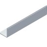 Уголок алюминиевый 20х20 мм NEEXY PV63-02 MS серебро матовое 2.7 м