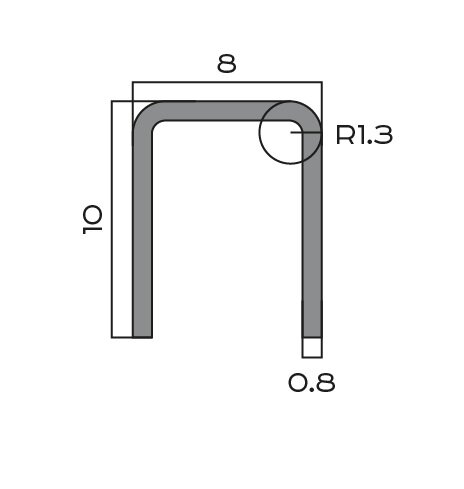 Заказать П-профиль 10х8х10 мм из нержавеющей стали NEEXY PVS96-17 SMBL песок черный 2.7м Заказать П-профиль 10х8х10 мм из нержавеющей стали NEEXY PVS96-17 SMBL песок черный 2.7м
