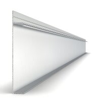 Алюминиевый плинтус для пола 100х15 мм Мега-Трейд 9146 серебро 3 м Алюминиевый плинтус для пола 100х15 мм Мега-Трейд 9146 серебро 3 м