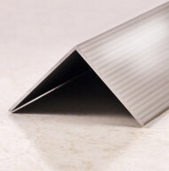 Порог угловой алюминиевый ПО-40х40 серебро глянец 2,7 м Порог угловой алюминиевый ПО-40х40 серебро глянец 2,7 м