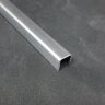 П-профиль 10х10 мм нержавеющая сталь SUP010 Серебро глянец браш 2,7 м