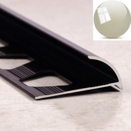 Заказать Алюминиевая раскладка для плитки наружний угол ПО-6 Бронза светлая глянец 2,7 м 