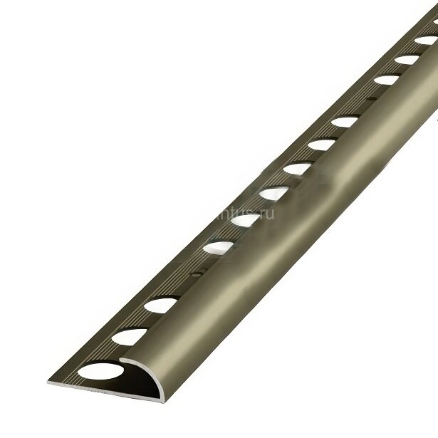 Заказать Алюминиевая раскладка для плитки наружний угол ПО-6 Бронза светлая глянец 2,7 м Заказать Алюминиевая раскладка для плитки наружний угол ПО-6 Бронза светлая глянец 2,7 м