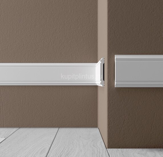 Заказать Молдинг 50х7 мм Де-Багет XPS POLYMER М 50 белый 2 м Заказать Молдинг 50х7 мм Де-Багет XPS POLYMER М 50 белый 2 м