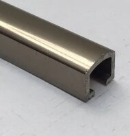 Алюминиевый П-профиль 8х10 мм Б-1 шампань люкс 2,7 м
