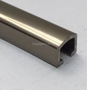 Заказать Алюминиевый П-профиль 8х10 мм Б-1 шампань люкс 2,7 м 