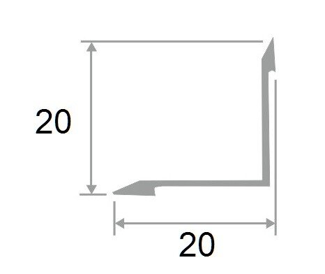 Заказать Алюминиевый уголок 21х21 мм ПВ21х21 внутренний бронза люкс 2,7 м 