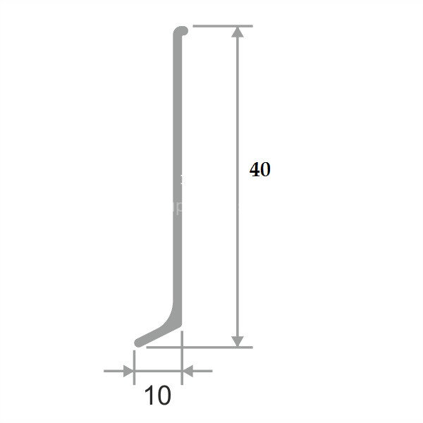 Заказать Металлическая фурнитура для плинтуса ПЛ-40 заглушки (пара кмп) черный муар Заказать Металлическая фурнитура для плинтуса ПЛ-40 заглушки (пара кмп) черный муар