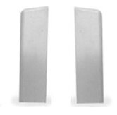 Заглушки для плинтуса (пара) Н60 SGB Серебро глянец браш