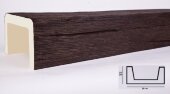 Декоративная балка из полиуретана 100х160 мм Уникс Модерн М16 Темный дуб 2 м Декоративная балка из полиуретана 100х160 мм Уникс Модерн М16 Темный дуб 2 м