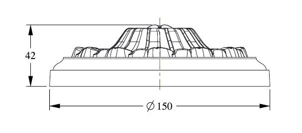 Заказать Потолочная розетка Orac Decor Purotouch R10 диаметром 15 см Заказать Потолочная розетка Orac Decor Purotouch R10 диаметром 15 см
