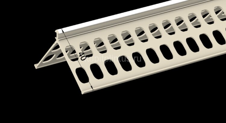 Заказать Профиль штукатурный 40х40 мм Идеал Ш-У6 001 белый 3 м Заказать Профиль штукатурный 40х40 мм Идеал Ш-У6 001 белый 3 м