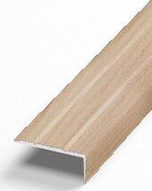 Угловой порог из алюминия Д3 КД Сосна (декорированный) 2,7 м Угловой порог из алюминия Д3 КД Сосна (декорированный) 2,7 м