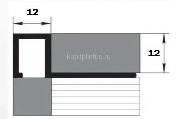 Заказать Алюминиевый П-профиль 12х12 мм Gunsen PV32-13 песок блестящий 2,7 м Заказать Алюминиевый П-профиль 12х12 мм Gunsen PV32-13 песок блестящий 2,7 м