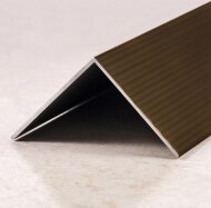Порог угловой алюминиевый ПО-40х40 бронза матовая 2,7 м Порог угловой алюминиевый ПО-40х40 бронза матовая 2,7 м