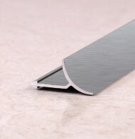 Уголок для плитки внутренний универсальный ПО-В9 Серебро матовое 2,7 м